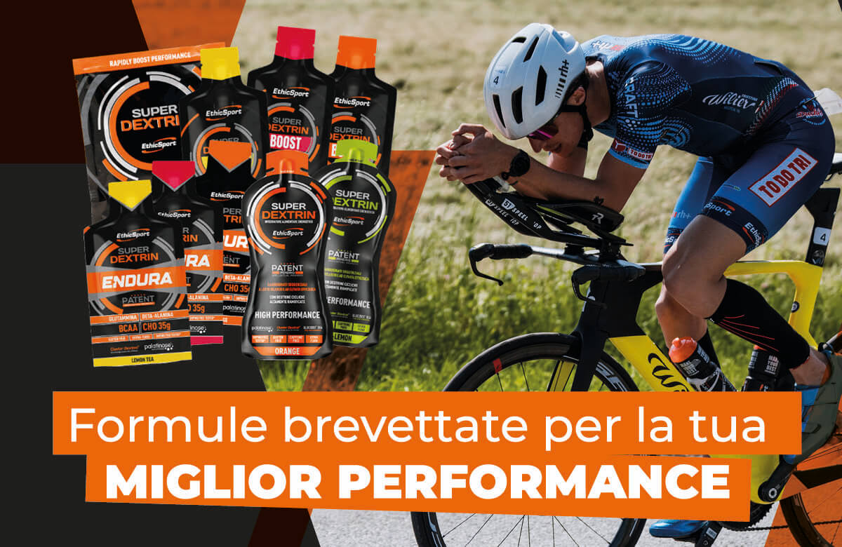 Integratori EthicSport per migliorare le performance sportive con formule brevettate.